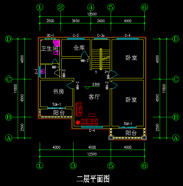 经典小三屋别墅户型推荐 带平面图(图3) 经典小三屋别墅户型推荐 带平面图(图3)