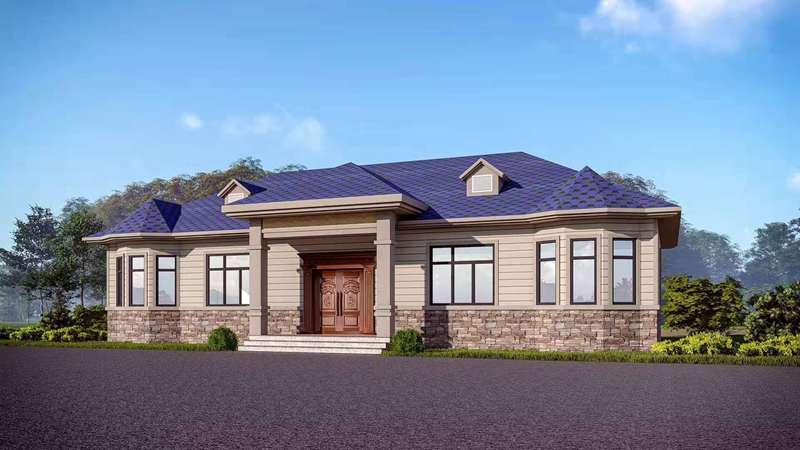 邵阳轻钢别墅施工公司 保温防潮 新农村建房【29万起】(图2) 邵阳轻钢别墅