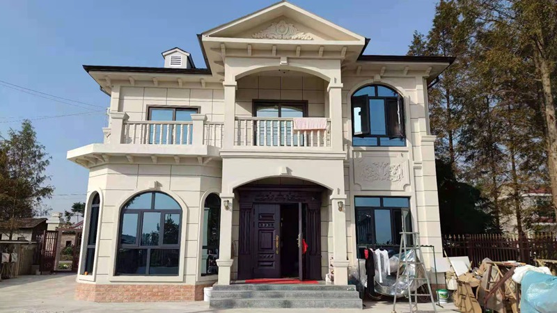 农村最便宜的建房方式是砖混或者框架结构吗?(图2) 睿婕轻钢别墅