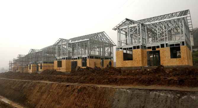 海拔4500米西藏军区建起了轻钢阳光房!你还觉得轻钢不靠谱吗?(图1) 睿婕轻钢别墅