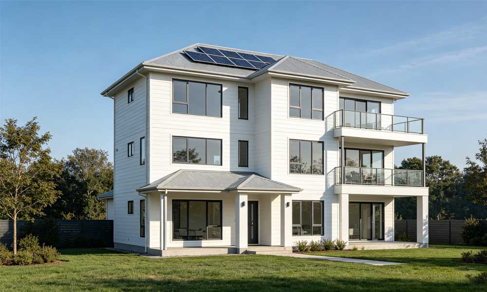 汉良轻钢别墅可以建三层吗？承重结构安全吗？(图1)