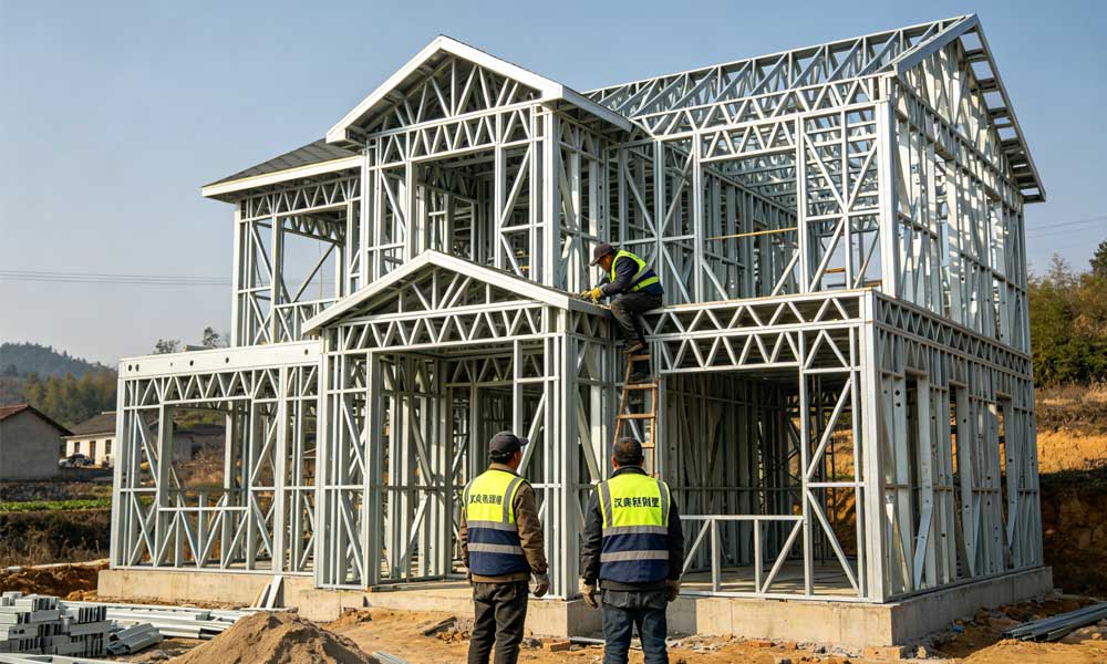 湖北建轻钢别墅多少钱？有补贴吗？(图1)