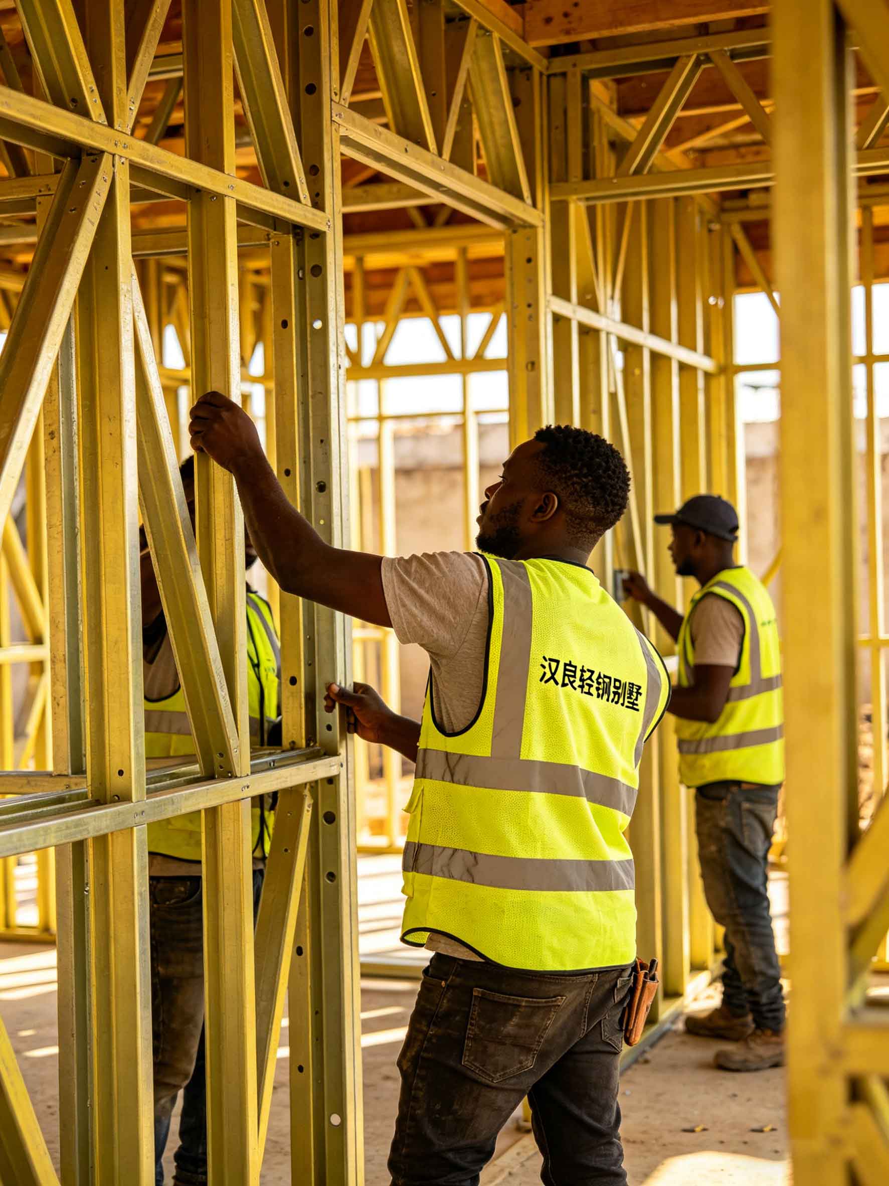 非洲开发商为何疯狂下单？汉良睿婕轻钢别墅+光伏储能的三大优势(图2)