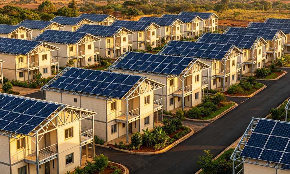 房地产开发商必看：汉良睿婕轻钢别墅+光伏储能，非洲项目增值利器(图1)