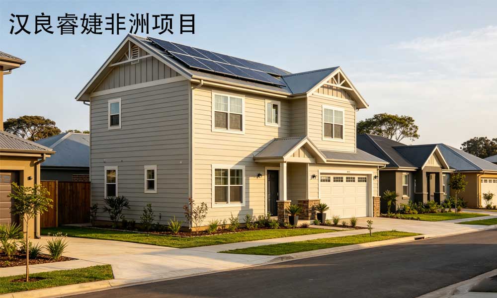 非洲开发商选型避坑指南：汉良睿婕轻钢别墅+光伏储能，品质护航无隐患(图1)