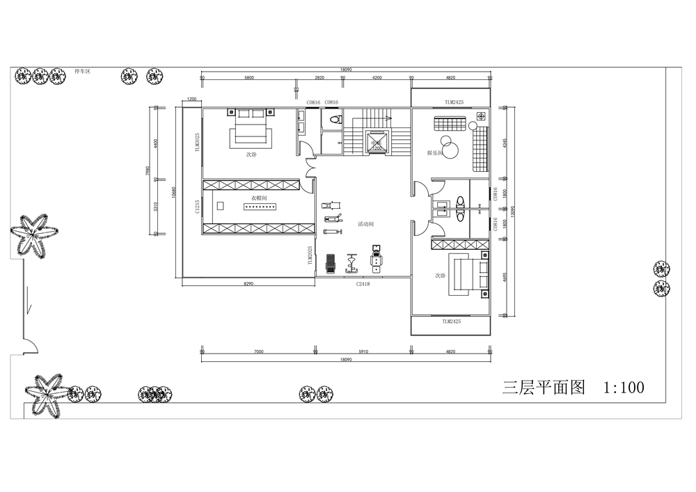 睿婕3层现代风格轻钢别墅(图6)